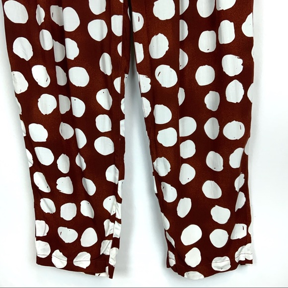 Urban Outfitters Red Uo Dara Pleated Trouser Pant - Picture 6 of 12